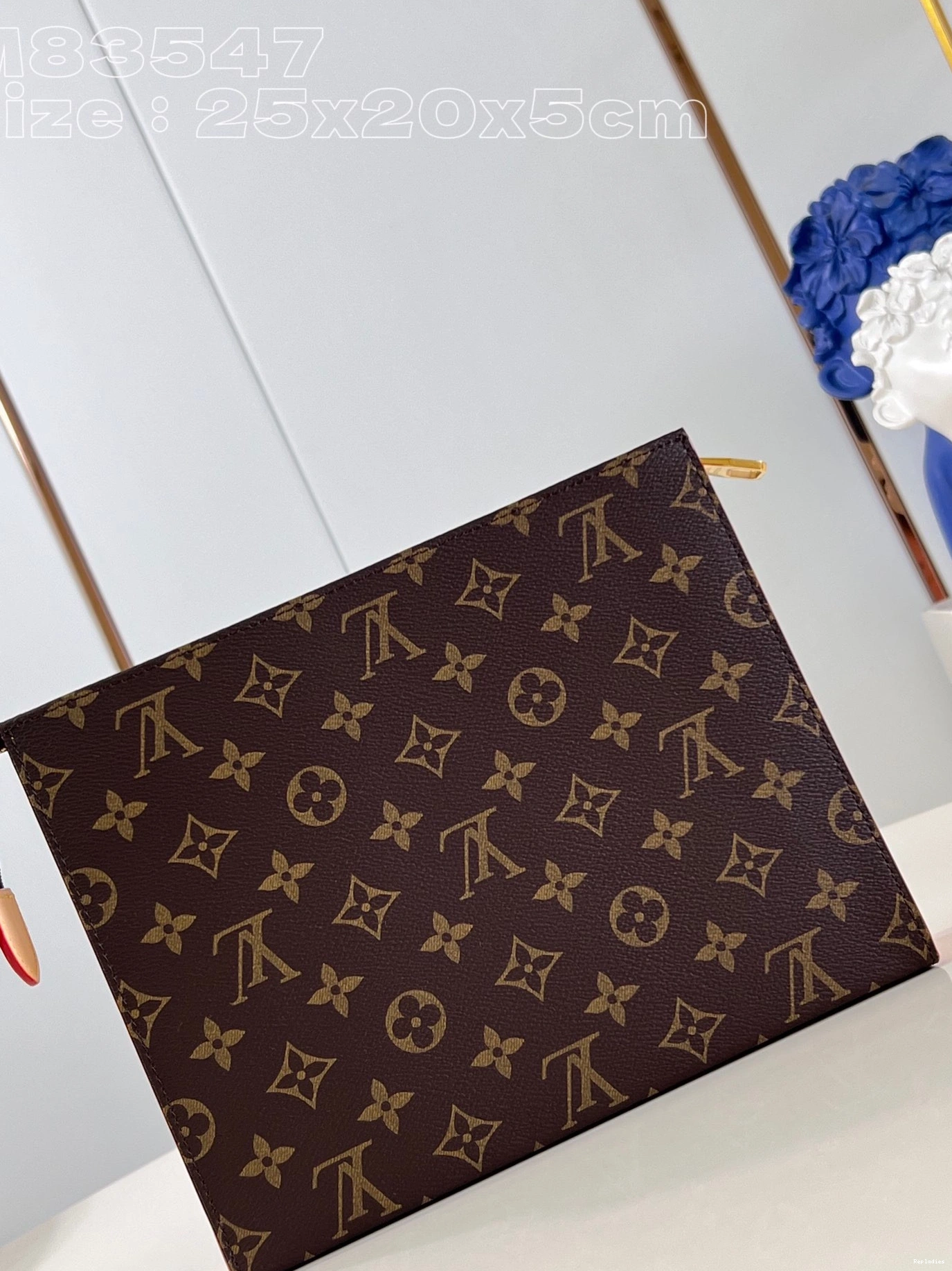 Repzbay Toilette-25*20*5.5cm VUITTON LOUIS Poche 0723